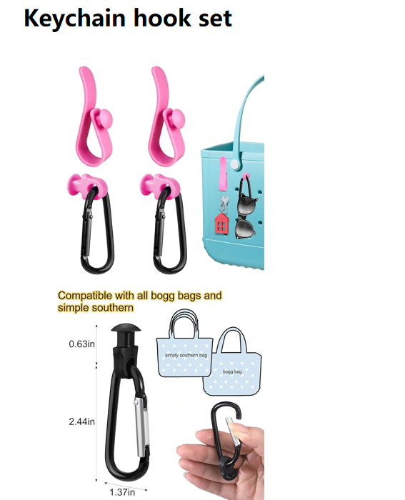 EVA Bag Keychain Set