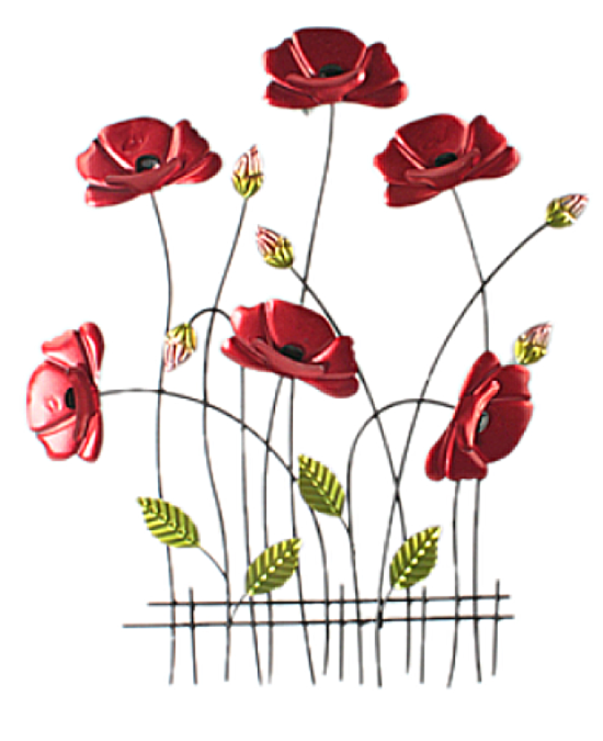 Metal Wall Hanging Various Styles - Single