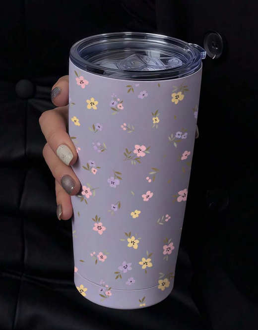 Flower Print 590ml Insulated Cup