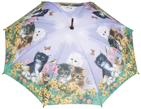 Galleria Folding Umbrella Kittens