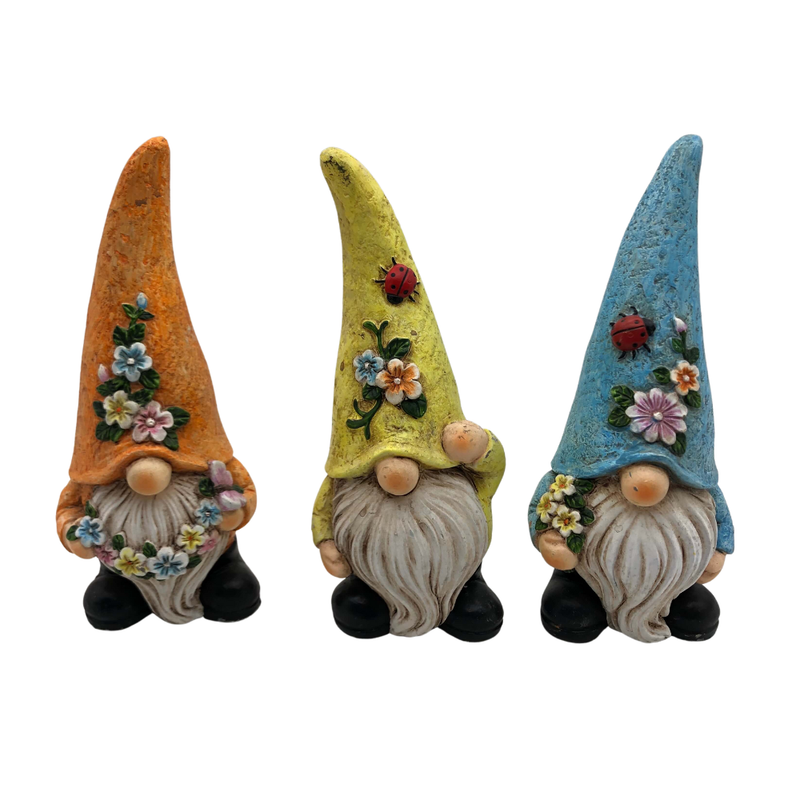 Colourful Gnome Statue Single