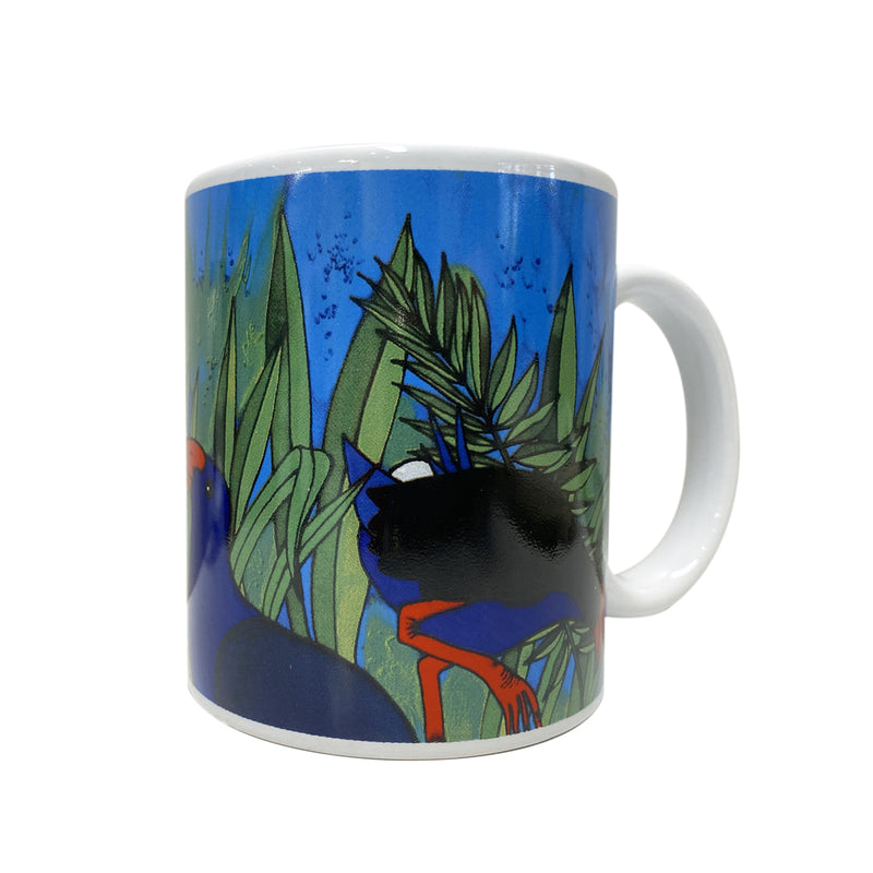 Ceramic Stoneware Mug - NZ Birds