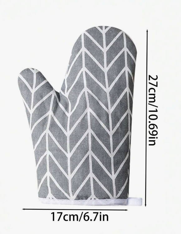 Oven Mitt Patterned