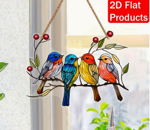 Acrylic Printed Window Hanging Decoration