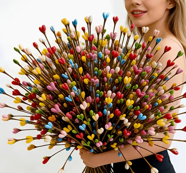 Artificial Heart Flower Strand EACH