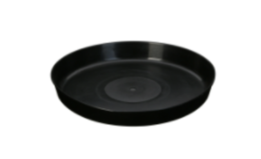Pot Saucer Round/Square Sizes Black