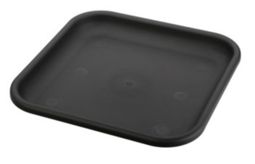 Pot Saucer Round/Square Sizes Black