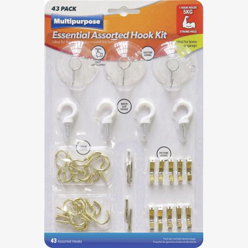 Mixed Hooks Pack 43 Pieces