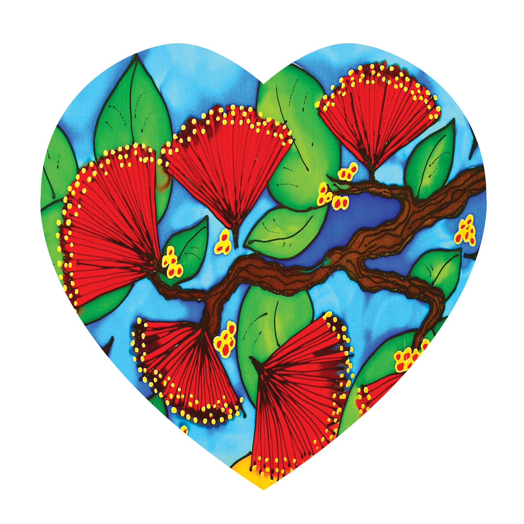 Ceramic Hearts Wall Hanging W Cork Backing NZ Modern