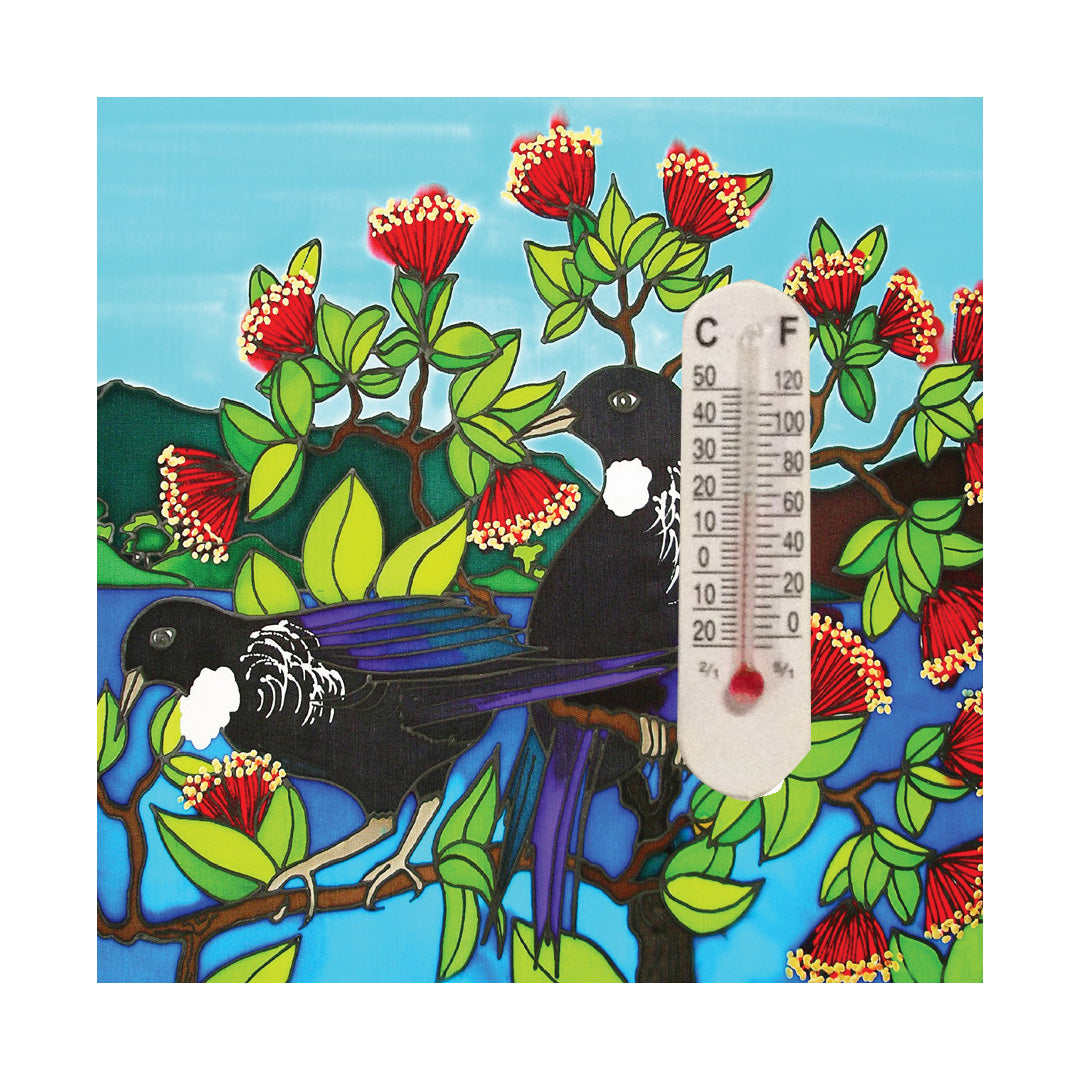 Ceramic Thermometer Magnet NZ Designs - Single