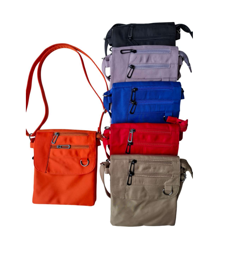 Double Zip Satchel Bag