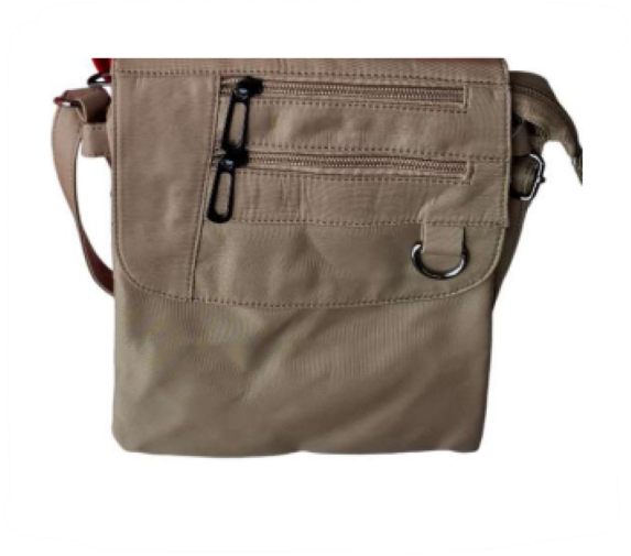 Double Zip Satchel Bag