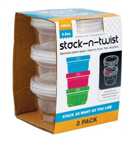 Storers Stack N Lock 165ml 3pk