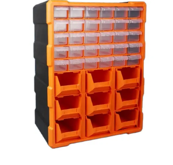 QS Multi Parts Container Stacked Bins W Drawers