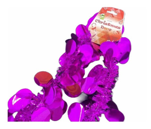 Tinsel Round Pink 2M