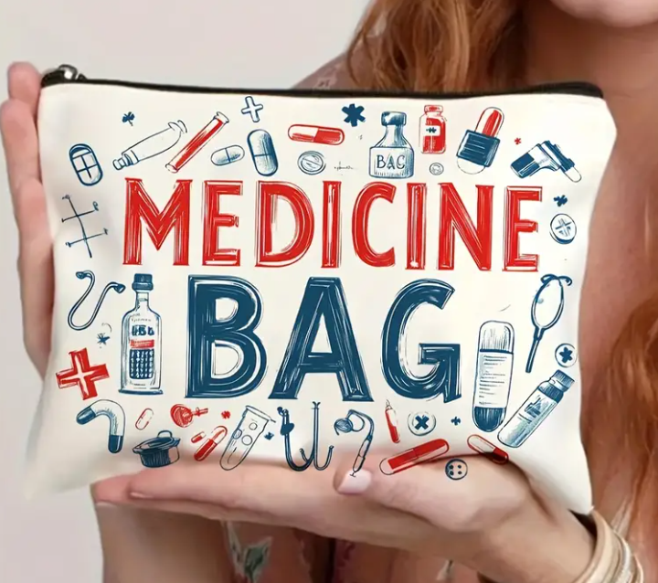 Travel Canvas Cosmetic Bag