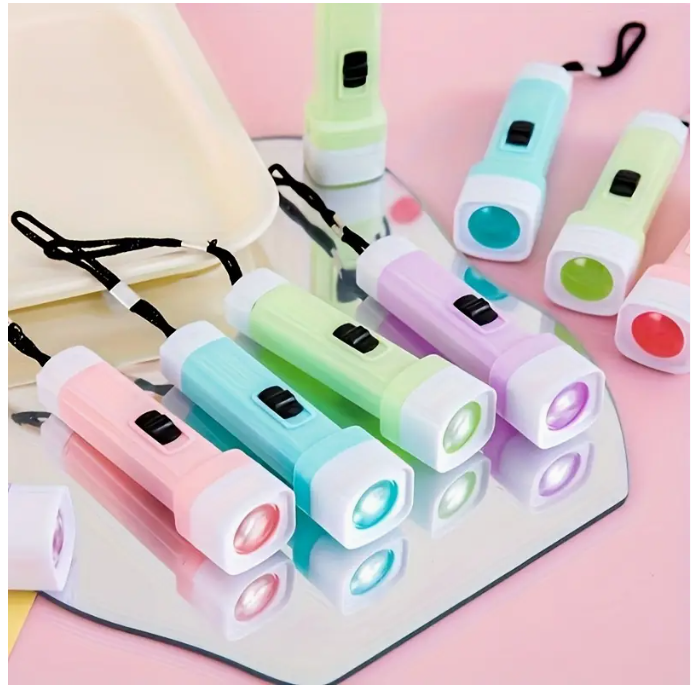 Pastel Torch Light Inc Battery 9.5cm
