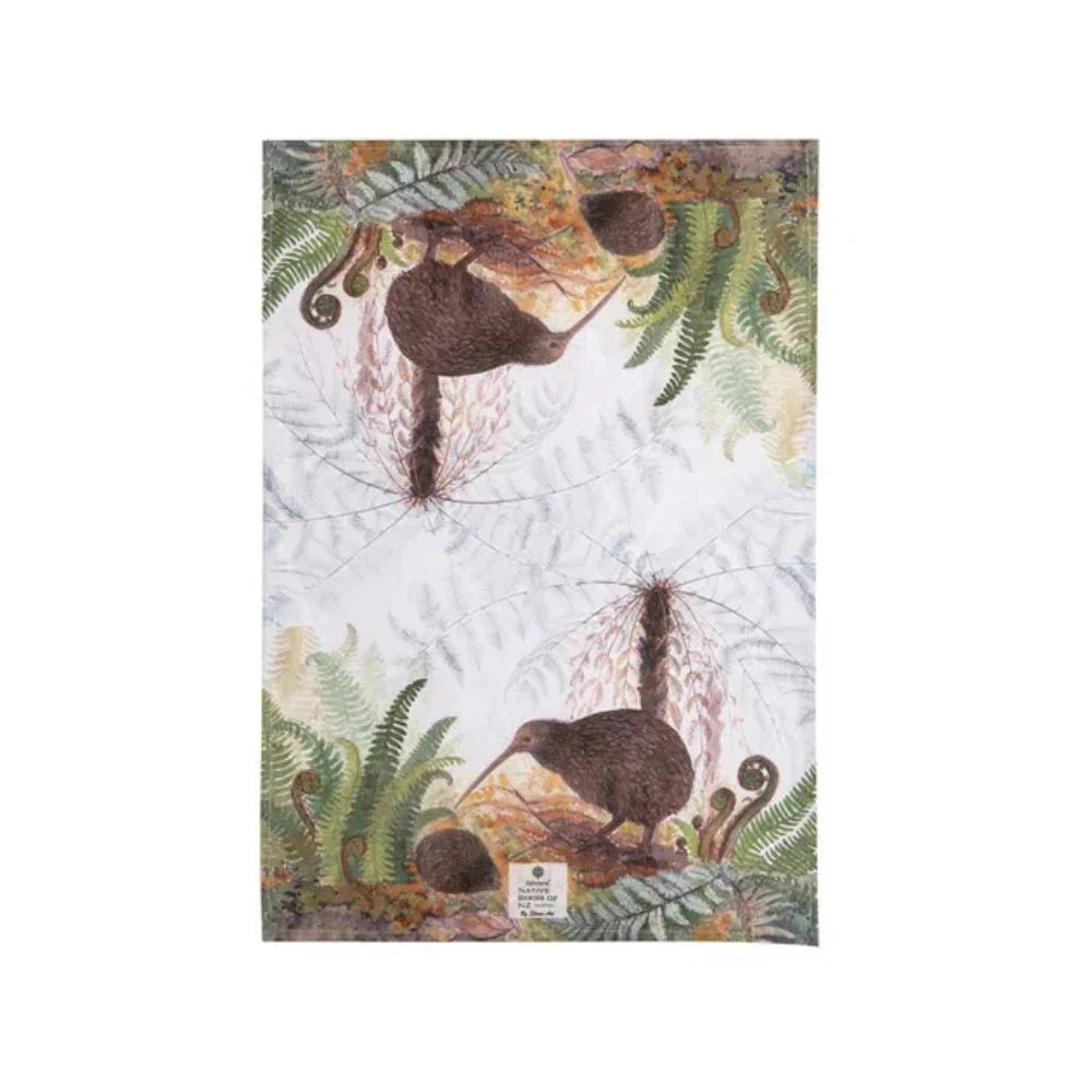 Native Birds of NZ Kiwi Kitchen Towel