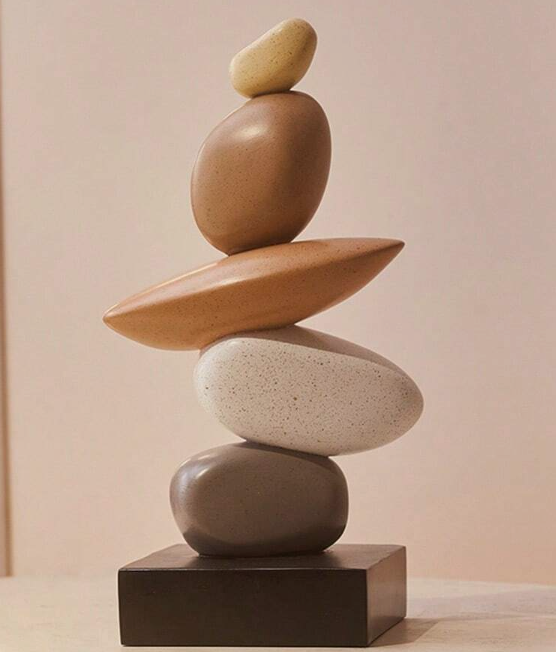 Sandstone Pebble Statue