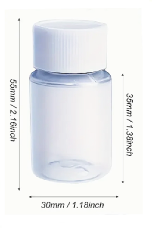 PET Jar W Screw Cap Top