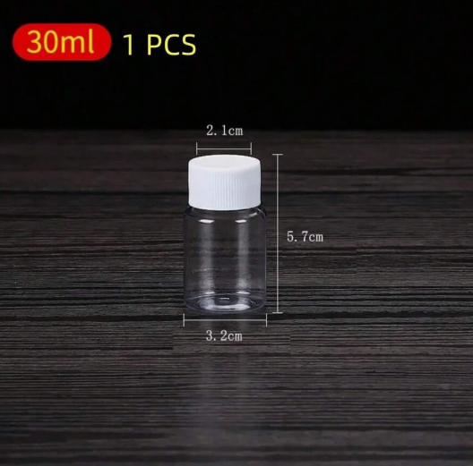 PET Jar W Screw Cap Top