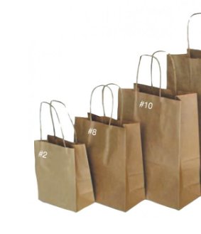 Paper Bag With Handle - Counter