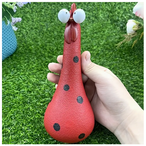 Resin Polka Dot Chicken
