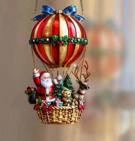 Suncatcher Santa Balloon