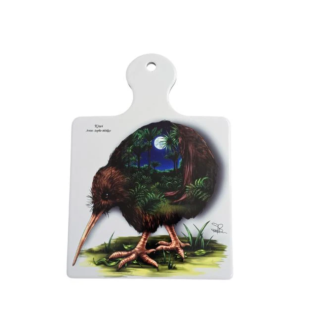 Sophie Blokker Ceramic Trivet Wall hanging with Cork Backingtui