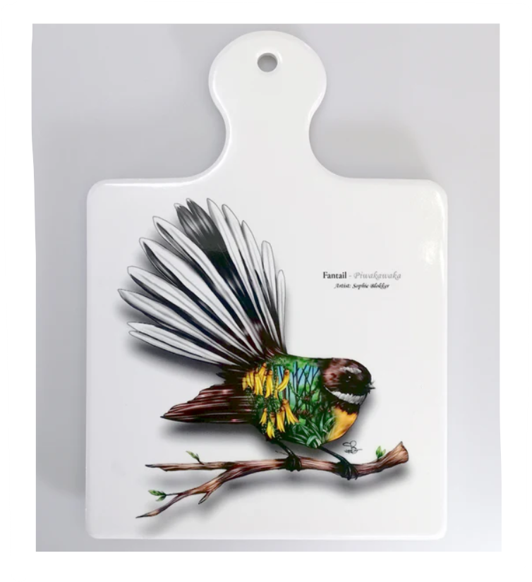 Sophie Blokker Ceramic Trivet Wall hanging with Cork Backingtui