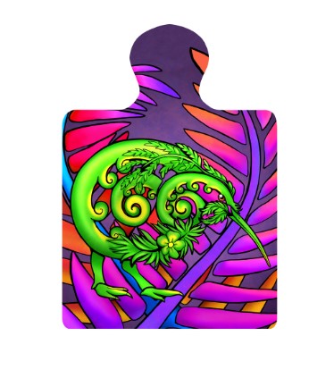 Sophie Blokker Ceramic Trivet Wall hanging with Cork Backingtui