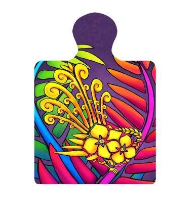 Sophie Blokker Ceramic Trivet Wall hanging with Cork Backingtui