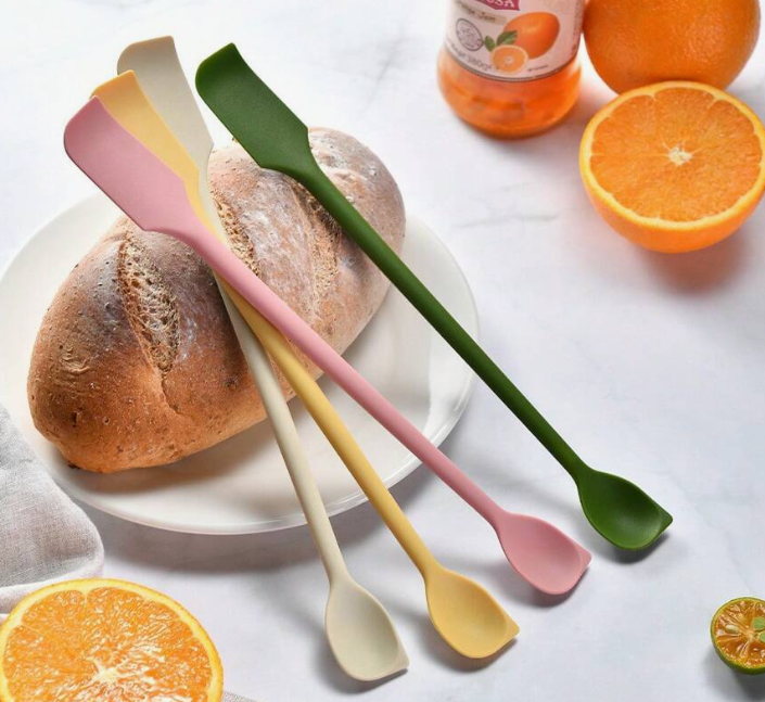 Double Head Silicone Jam Spoon
