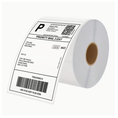 Adhesive Thermal Shipping Label Roll