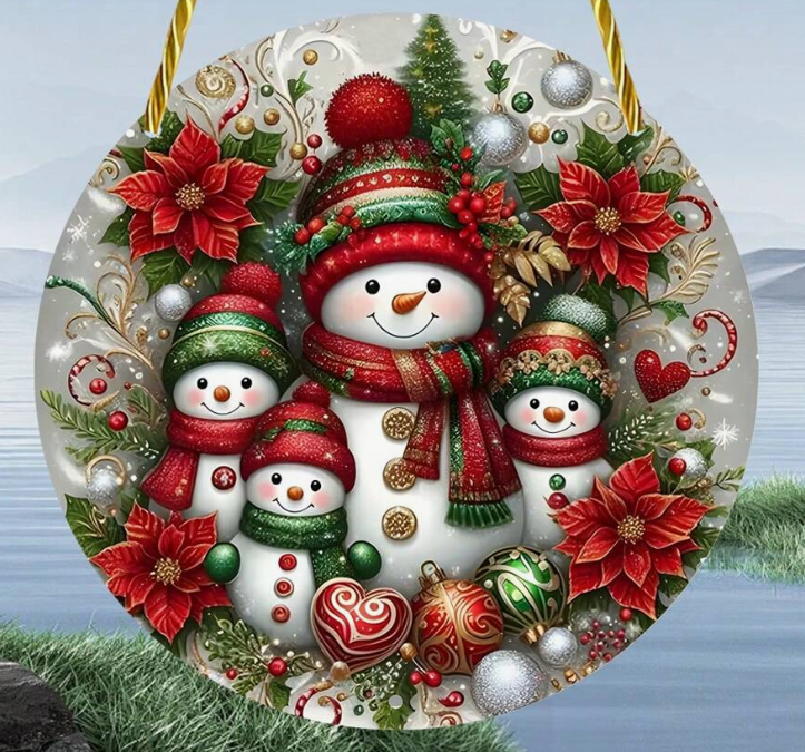 Snowman Suncatcher