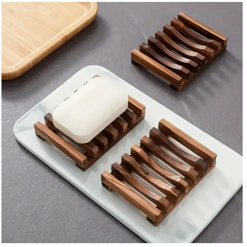 Soap Saver / Holder Natural Dark 114x70x20mm