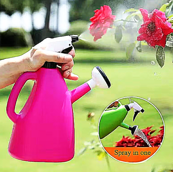 Watering Can W Spray Trigger 1L