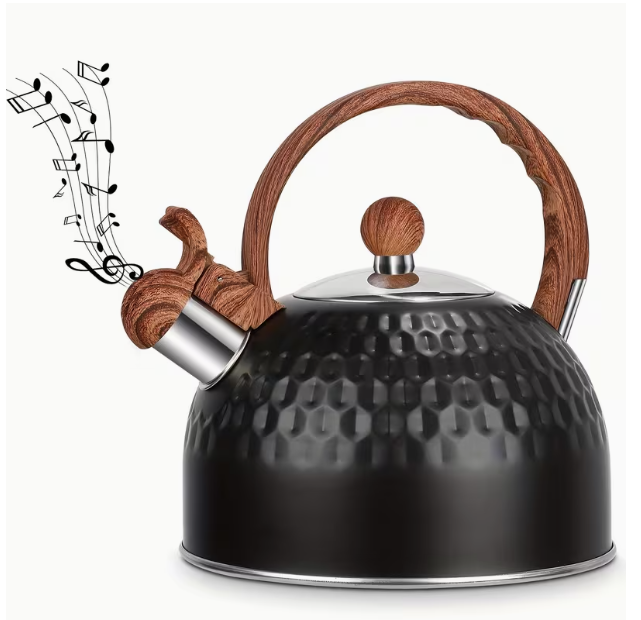 Whistling Kettle W Wooden details