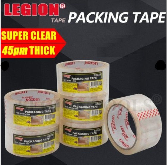 Clear packaging tape 48mmx100m - Single Roll