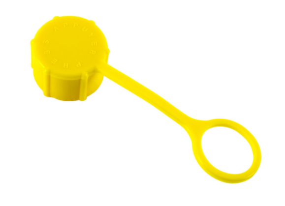 Fuel breather Cap, Diesel, Yellow