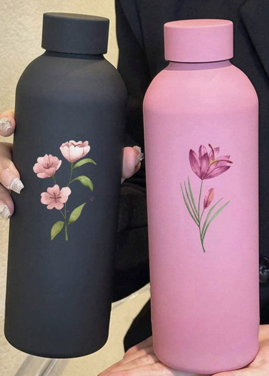 Printed S/Steel Drink Bottle 500ml