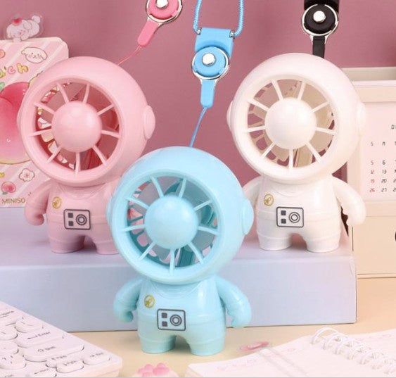 Small Fan W USB Charger - Journey Into Space