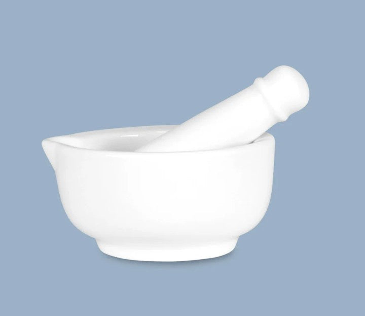 Wilkie Mortar & Pestle 12cm - New Bone