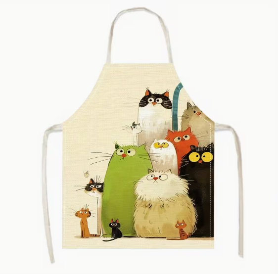 Printed Apron Ass. Styles 68x55cm