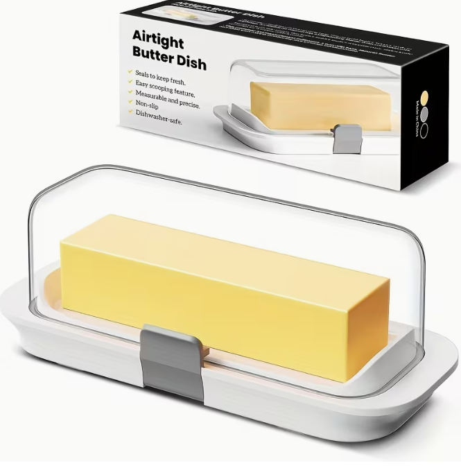Airtight Butter Dish W Lid Narrow