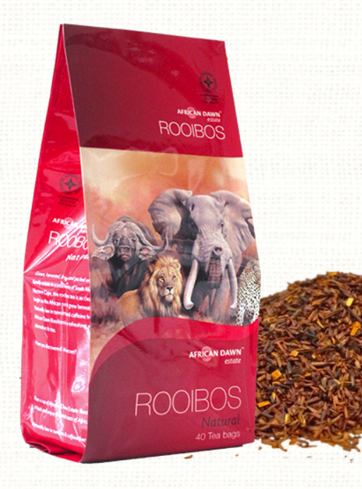 African Dawn Rooibos Flavored Tea Bags 40's