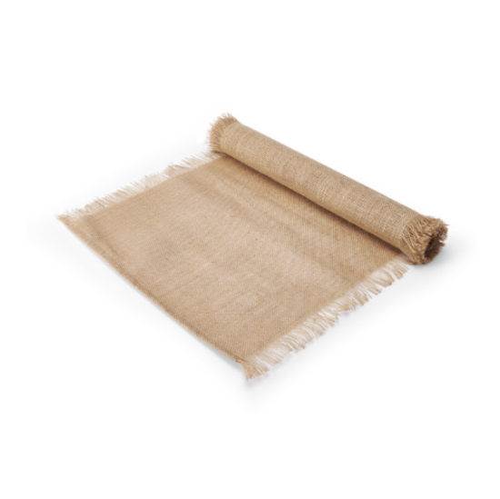 Mikasa Jute Frayed Table Runner
