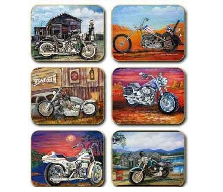 Placemats American Classic 36.5x27.5 cm Set of 6