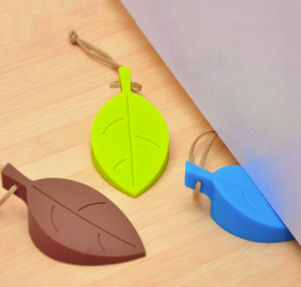 Silicone Leaf-Shaped Door Stop