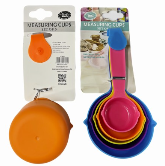 5pc Colourful Measuring Cups